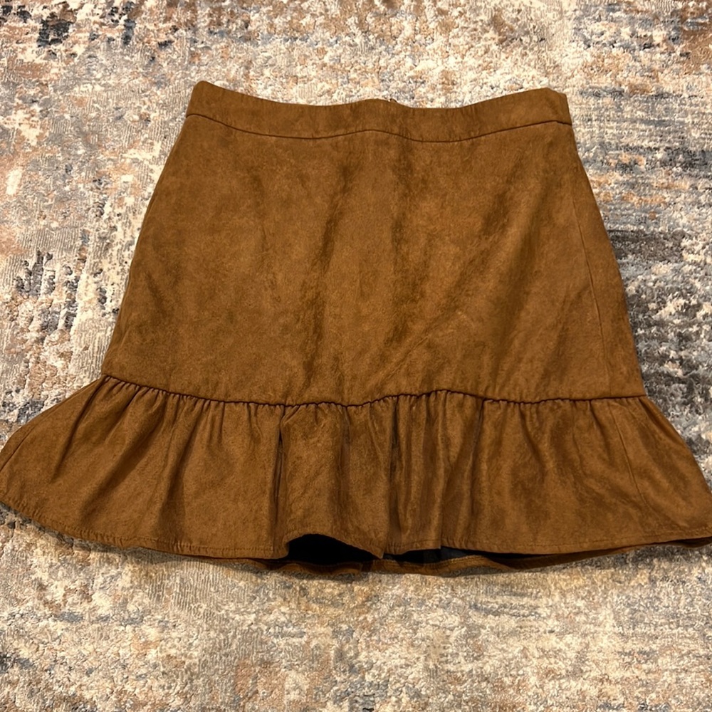 NWT j. Crew suede skirt